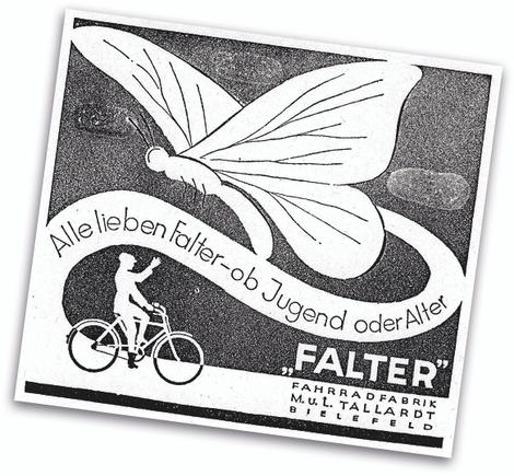 Eine Retro-Werbeanzeige von FALTER