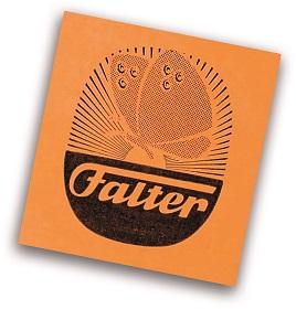 Das ehemalige FALTER-Logo - schon damals in tollem Look